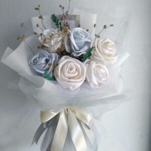ETERNAL GRACE - BLUSH PINK ROSE BOUQUET